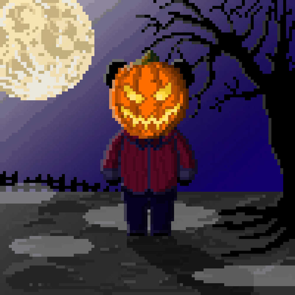 #5 Panda - Jack-O-Lantern (Animated)