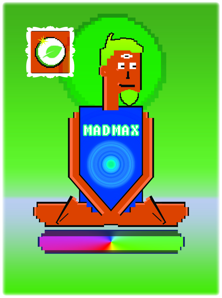 Crypto Meditators #3/100 'MADMAX'