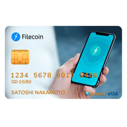 Elegant Filecoin Credit Card