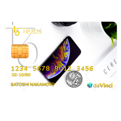 Elegant Tezos Credit Card
