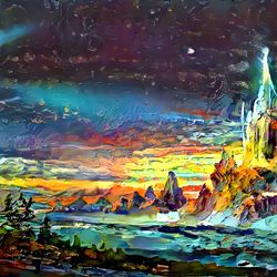 Premium Landscape Painting #24