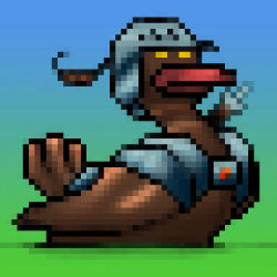 CRYPTODUCK #008 "THE KNIGHT DUCK"