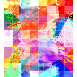 Rainbow Colour Grid #3