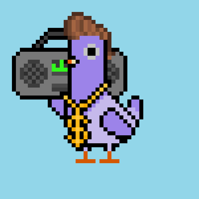 Pixel Pigeon #018 (Animated)