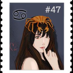 Girlfriend Stamp #047/999