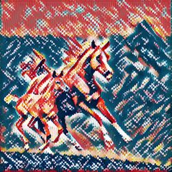 Horse Knitting #4