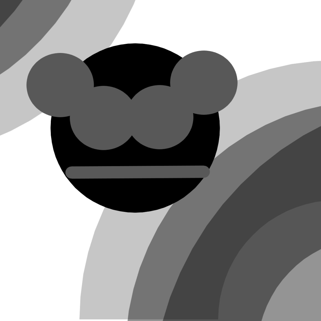 Monochrome Rainbow Monkey