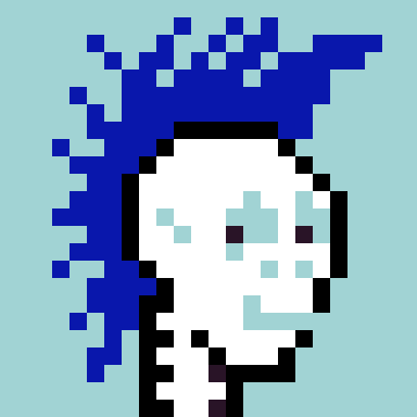 Kz-Cryptopunks #30/50 Cryptopunk skull