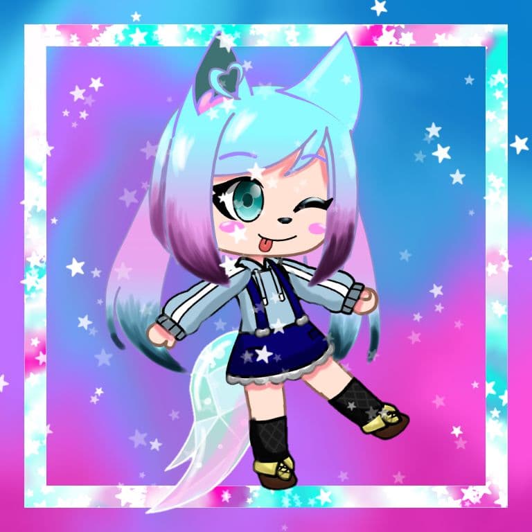 A gacha crystal fox
