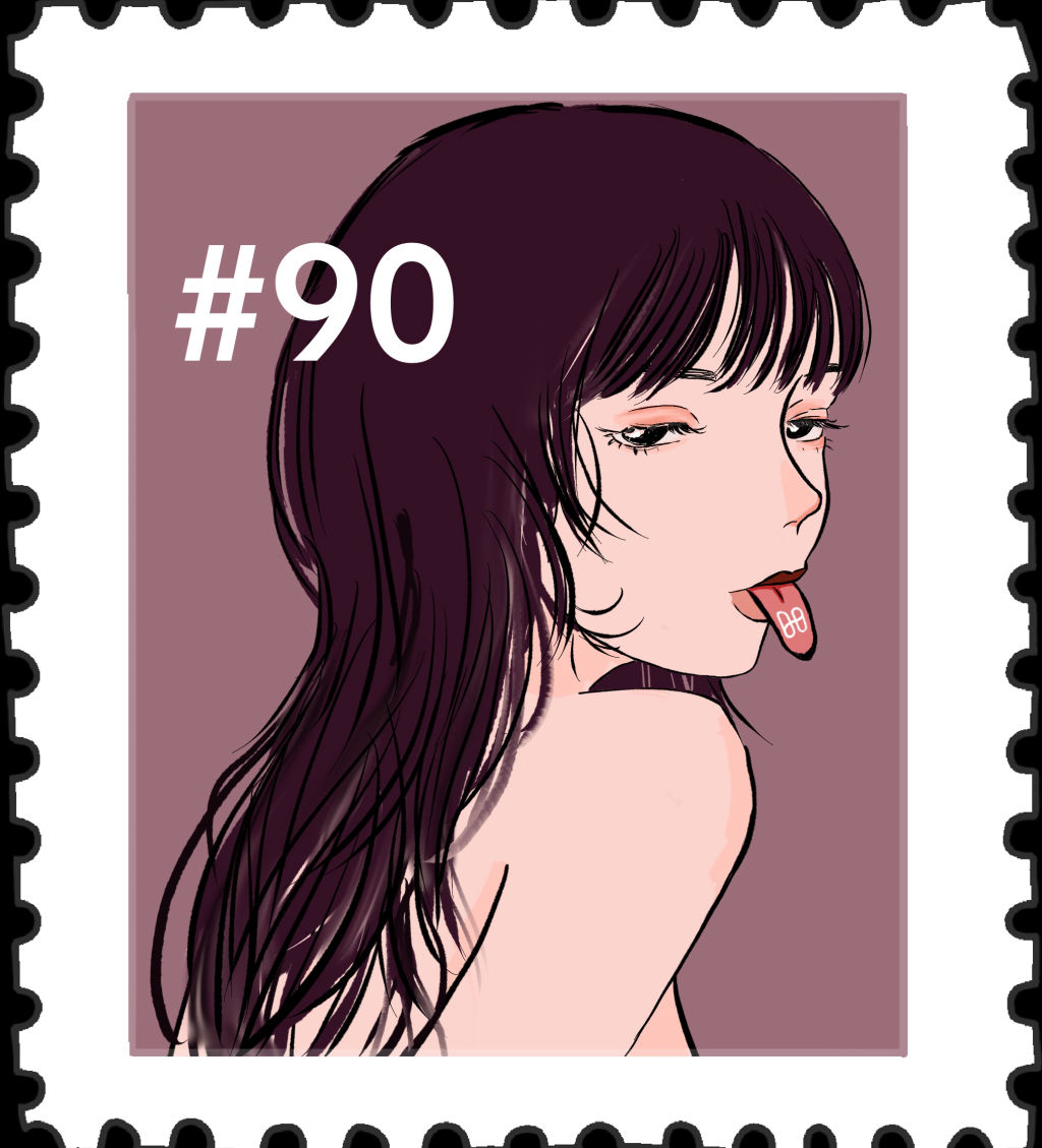 Girlfriend Stamp #090/999