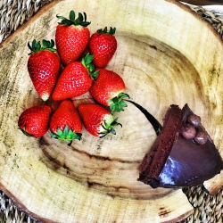 Strawberries and Cake