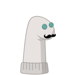 #2 Mustache sock