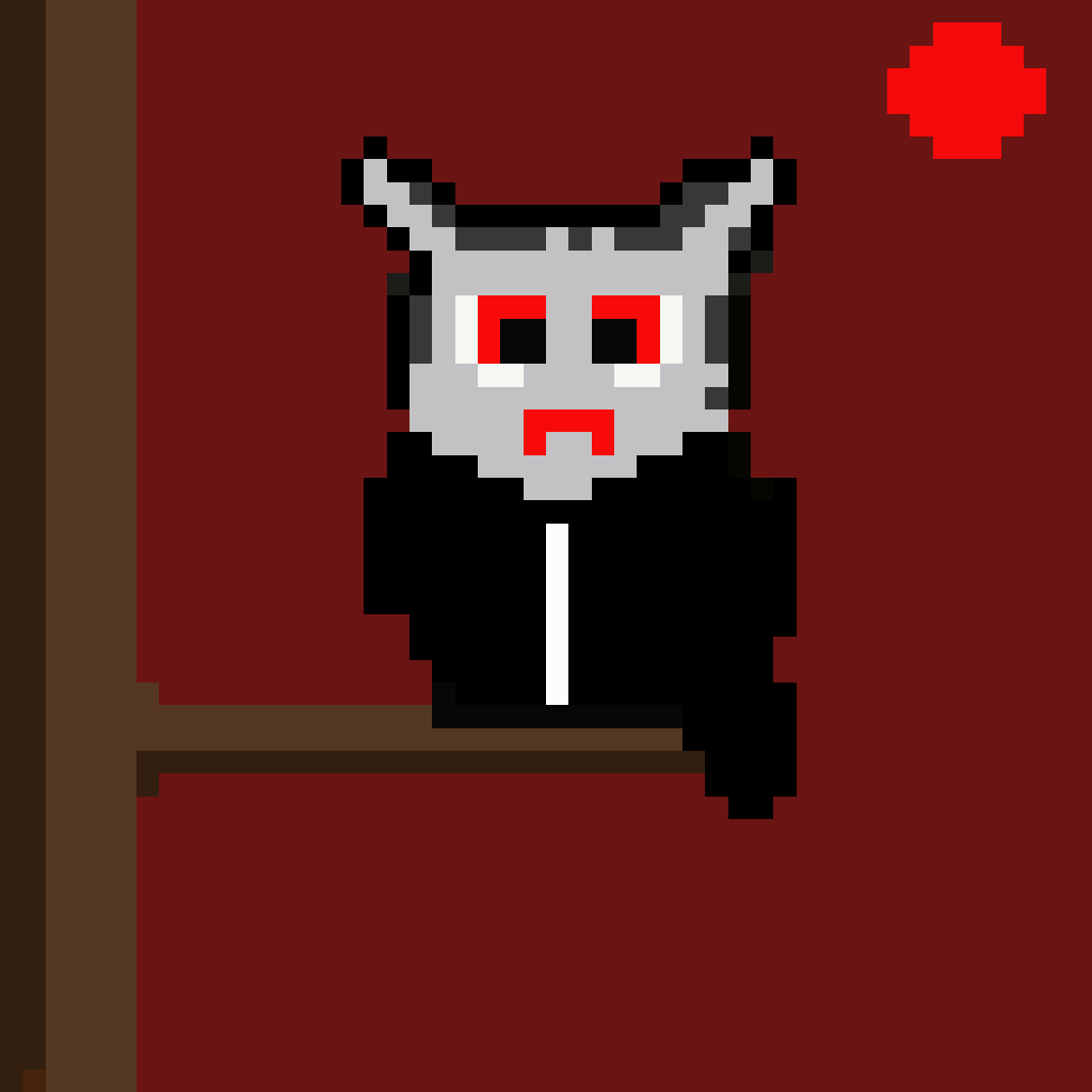 #40 Dracula Pixel Owl (Animated)