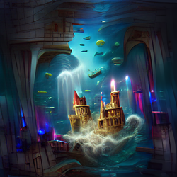 Fantasy Underwater Castle #103