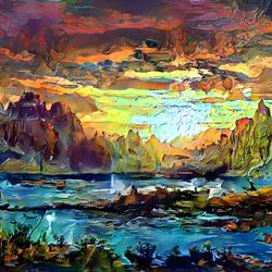 Premium Landscape Painting #95