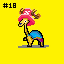 #018 Pixel Giraffe - Tony Chopper - Cosp