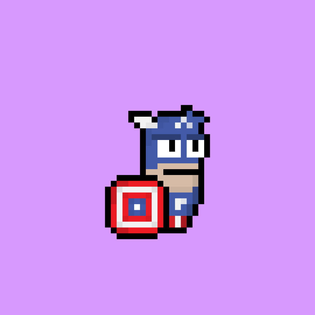 PixelLarva ‘Captain America’ #049
