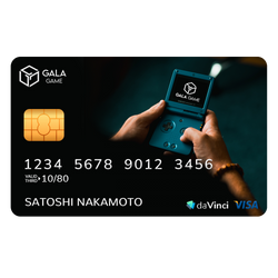Elegant Gala Game Credit Card