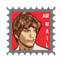Ashton Kutcher #38 Pixel Stamp