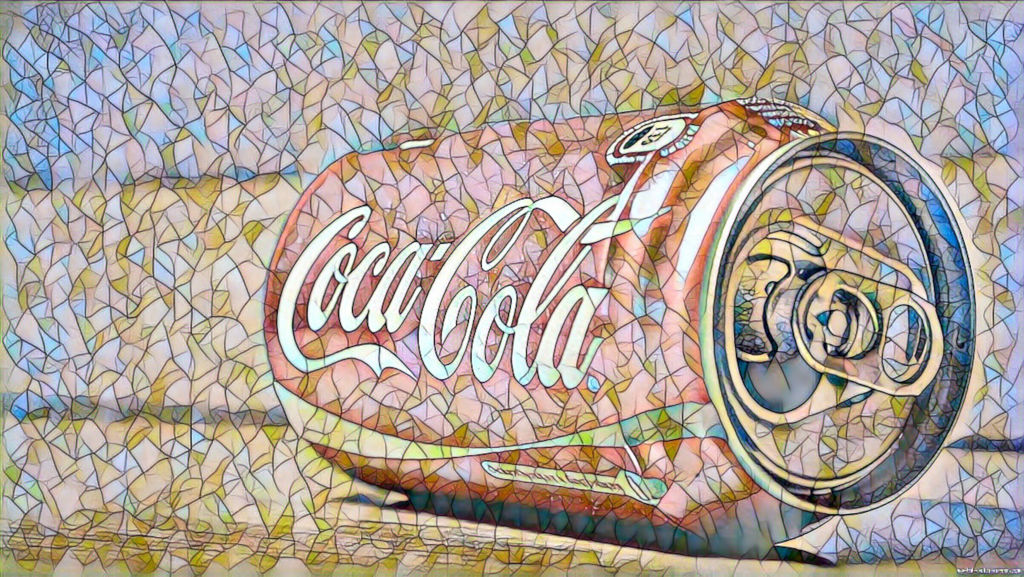 Mosaic eyes: Coca Cola 