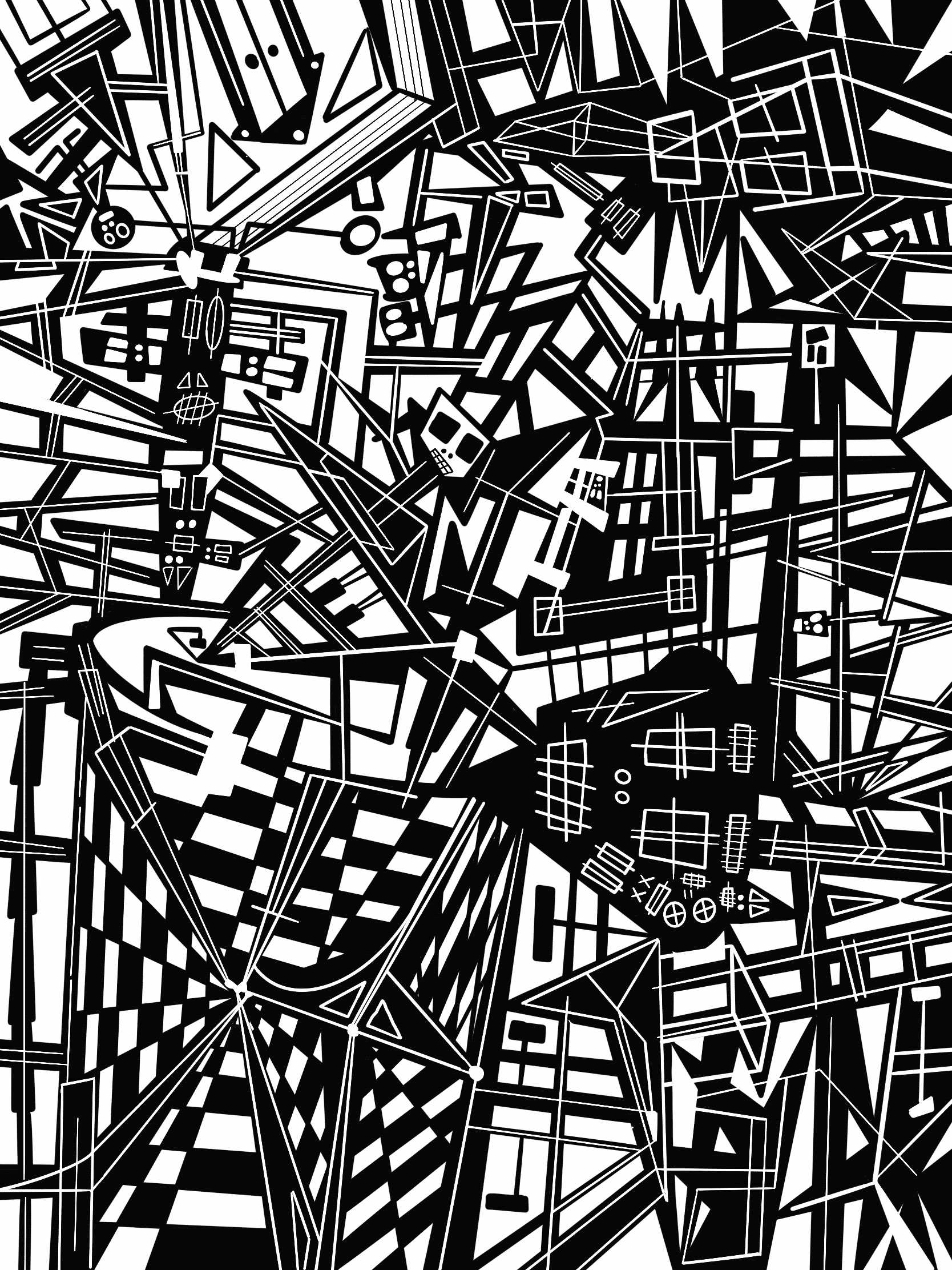 Spy Vs. Spy Playing Chess