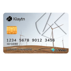 Elegant Klaytn Credit Card