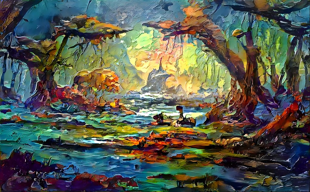 Premium Landscape Painting #100