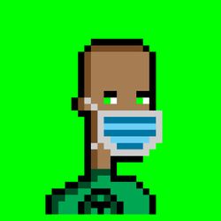 Pixel Art - Green Masker