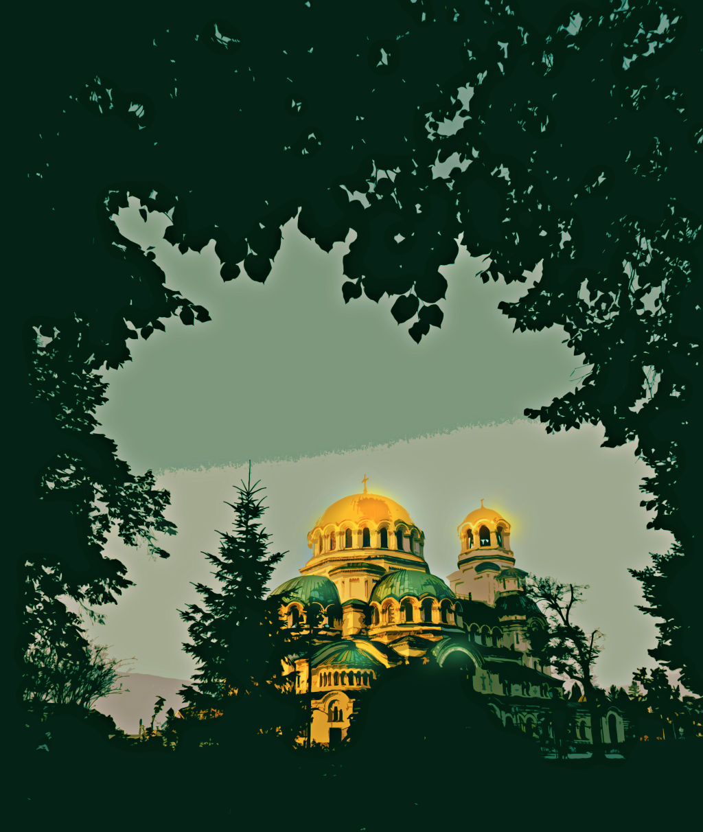 Sketches of Sofia #1 - Cathedral