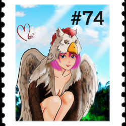 Girlfriend Stamp #074/999