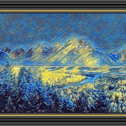 Starry Night: River Valley