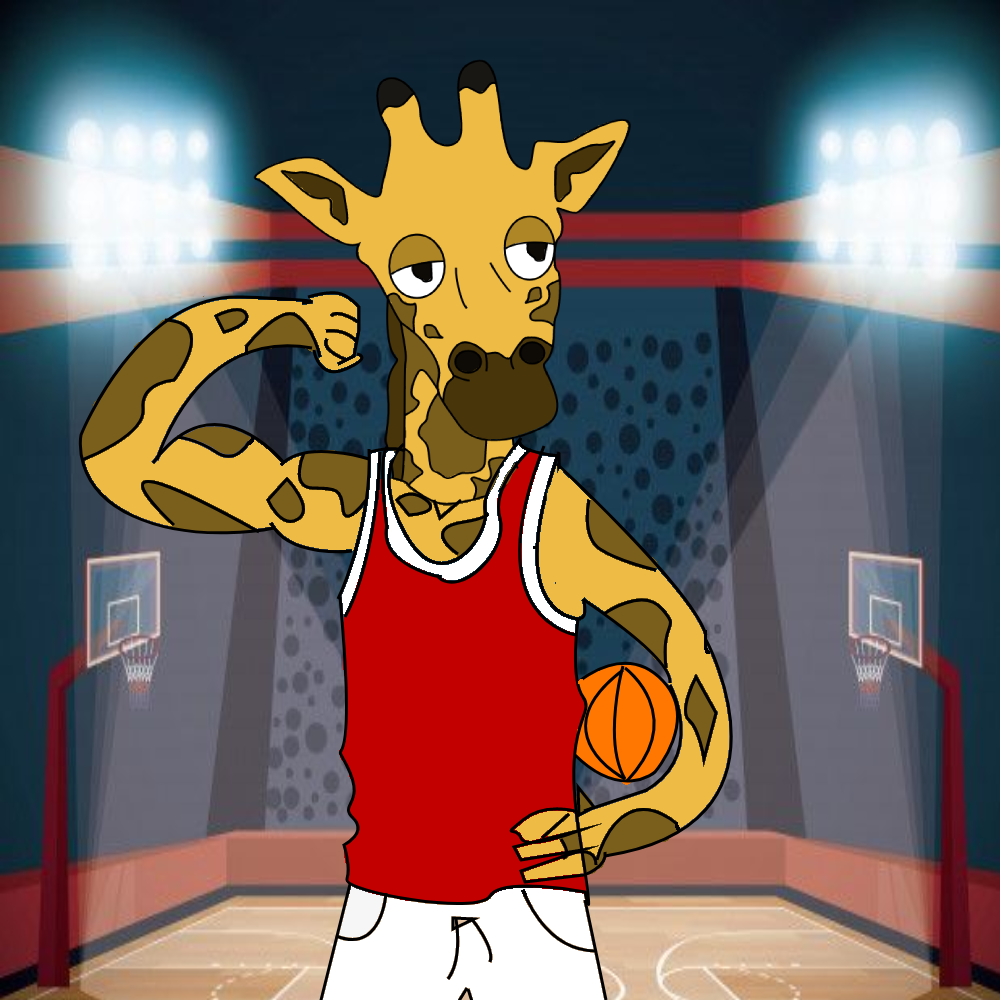 Chill Giraffe Basketball Edition