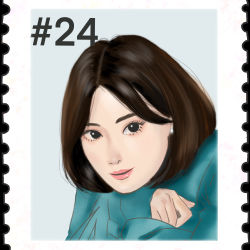 Girlfriend Stamp #024/999