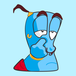 #21004 Bored Worm - Genie Aladdin