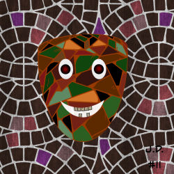 Digital Mask Mosaic Gif #11