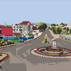 Bandar Lampung Town, Indonesia