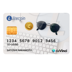 Elegant Litecoin Credit Card