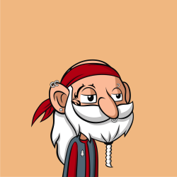 #13 Tired Santa Biker