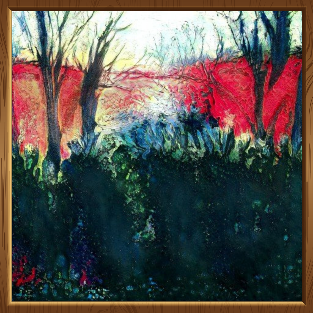 Abstract Paint 5 Forest on fire