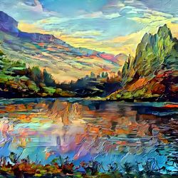 Premium Landscape Painting #11