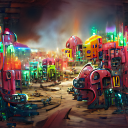 Robotic Fantasy Town #39