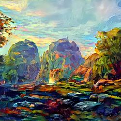 Premium Landscape Painting #27