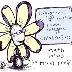 #043: "Math Solves Problems" Flowerkid