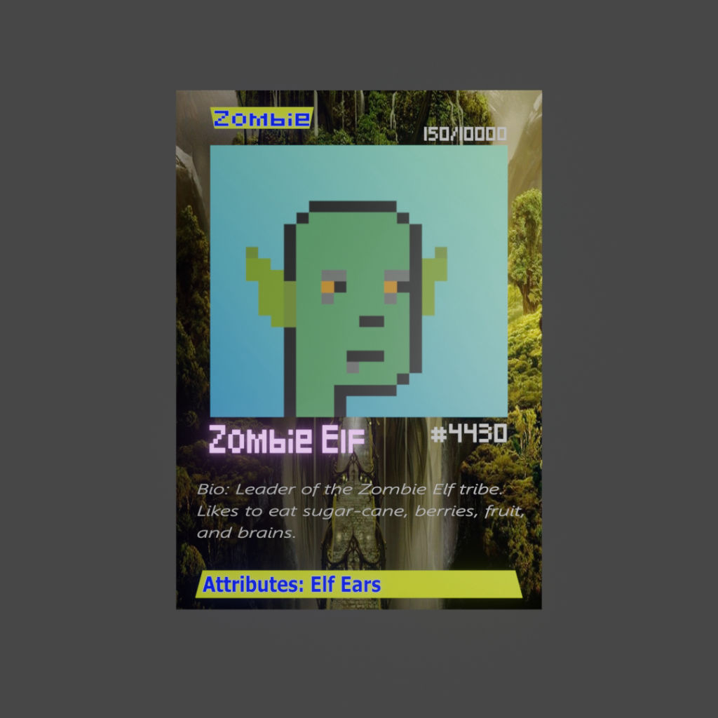 Harmony Punk #4430 Zombie Elf