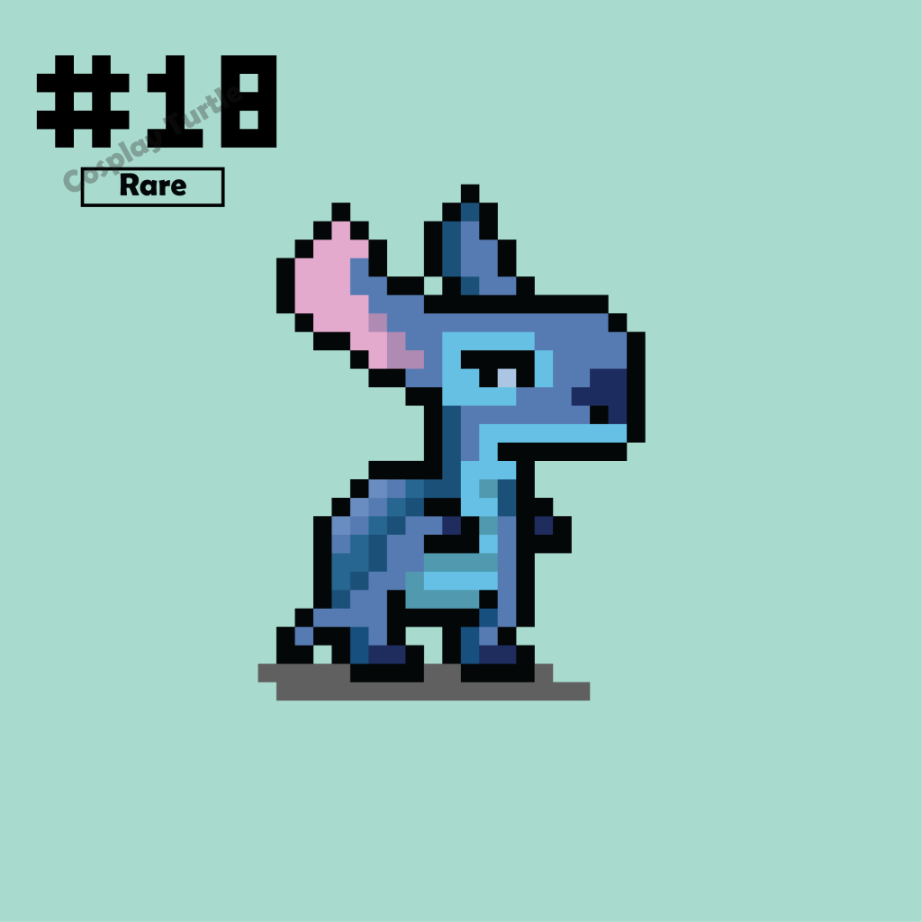 #018 Stitch Cosplay Turtle