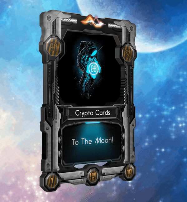 Crypto~Cards #To The Moon!
