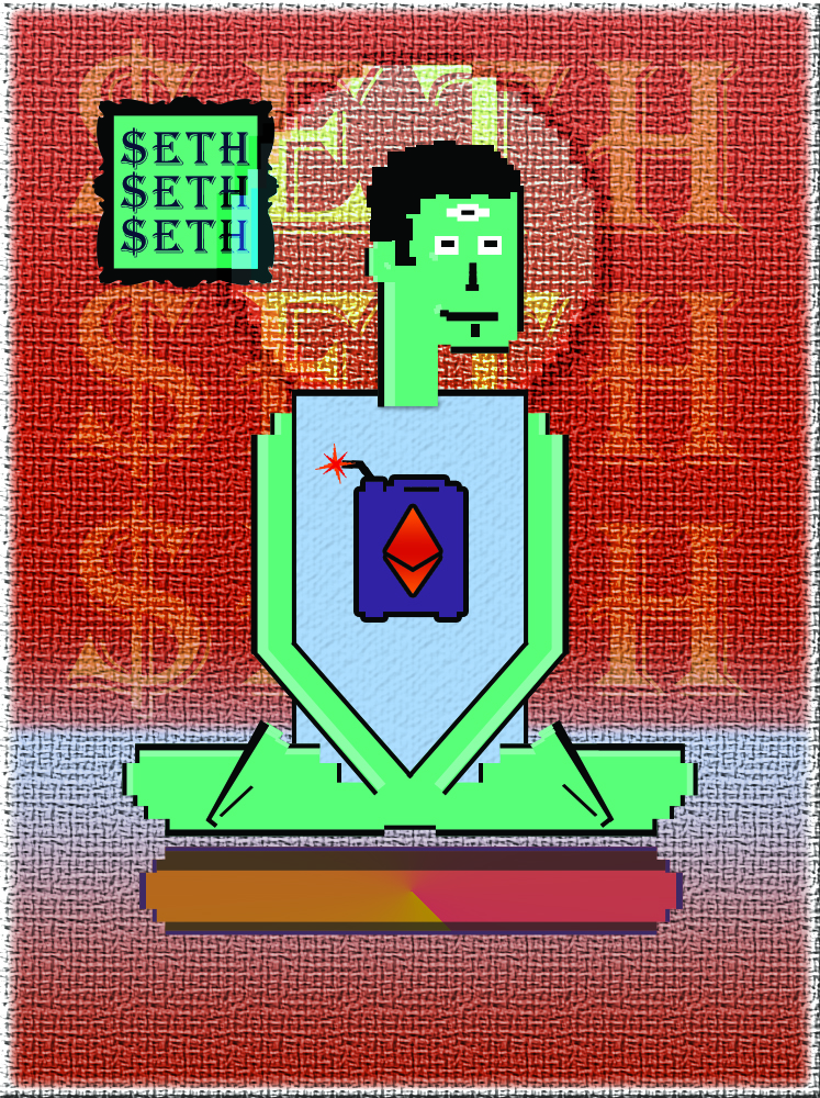 Crypto Meditators #7/100 'ETH-GAS'