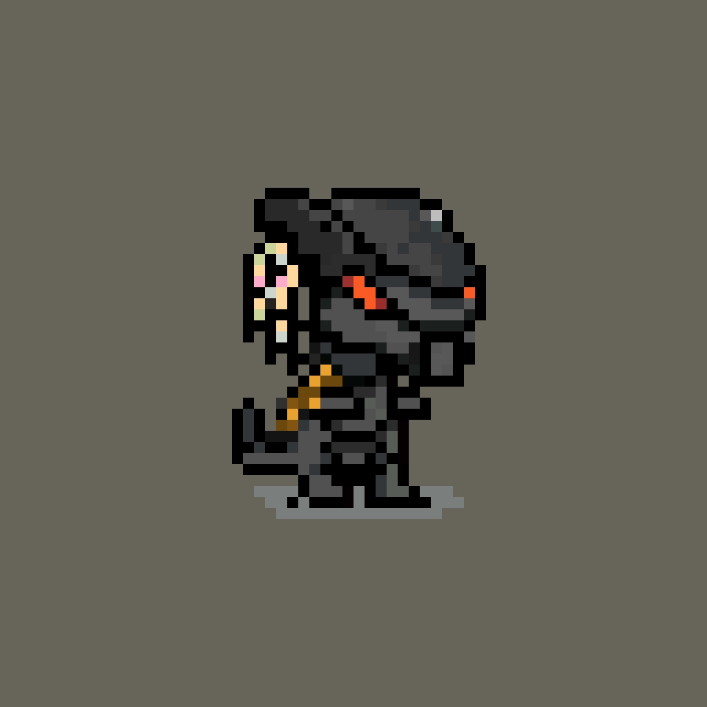 #04 'Predator' Pixel Raptor