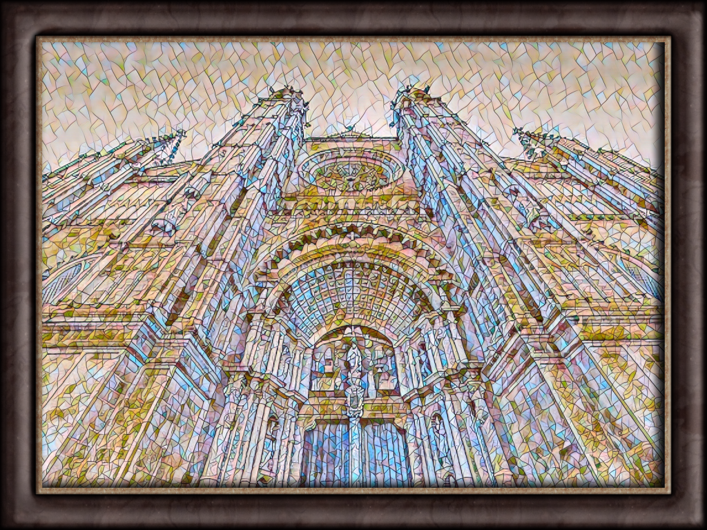 Mosaic eyes: Old architecture