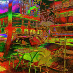 A chess game in the middle of hell.